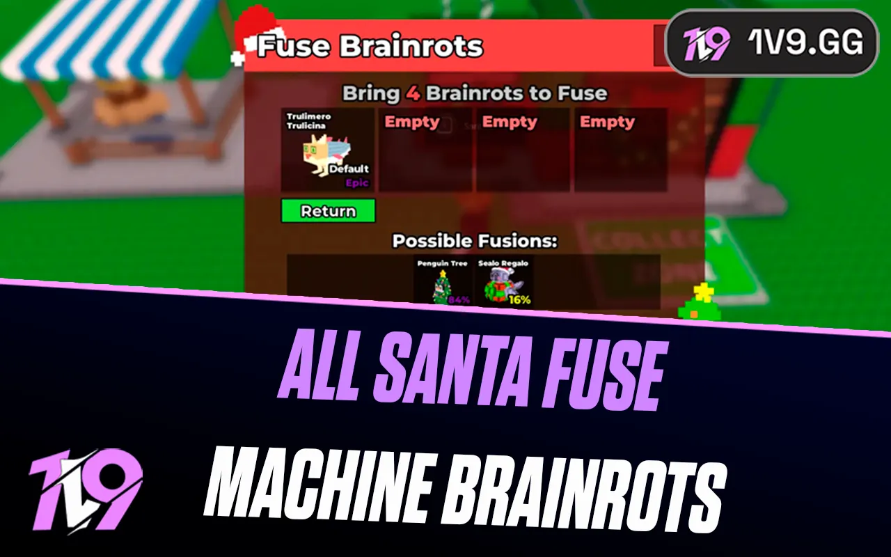 All Steal a Brainrot Santa Fuse Machine Brainrots